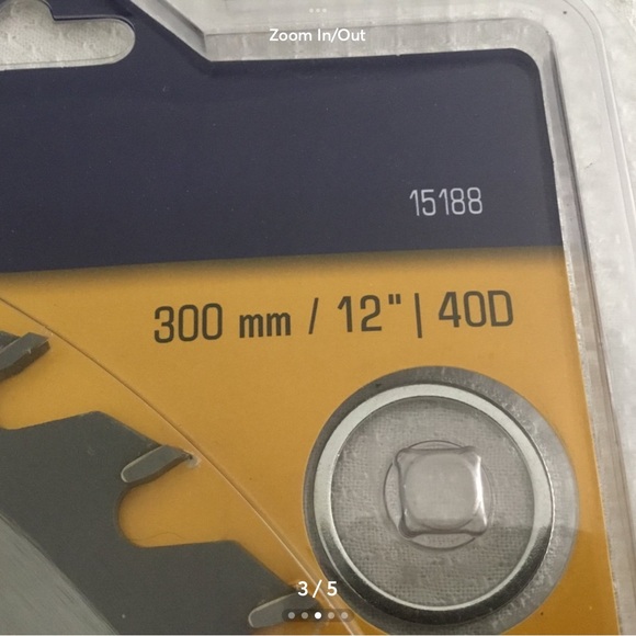 NEW FACTORY SEALED IRWIN 12" 40D CARBIDE TIPPED CIRCULAR SAW BLADE - Picture 2 of 4